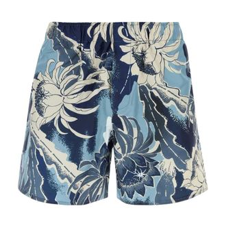 J.W.Anderson Hawaiian Print Zwembroek - Heren - Badkleding - Blauw - Maat: L Poliester