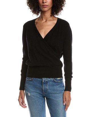 Fort&eacute; Cashmere Drape Surplus Cashmere Pullover