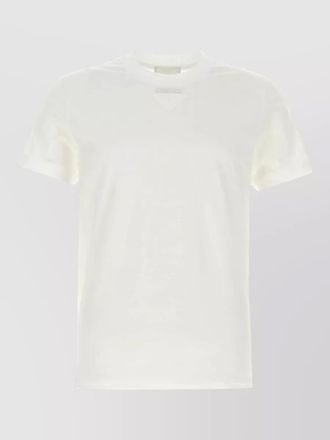 Prada cotton crew neck short sleeve t shirt