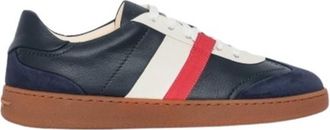 Ferragamo Womens Garda Low Leather Sneaker, Size 6