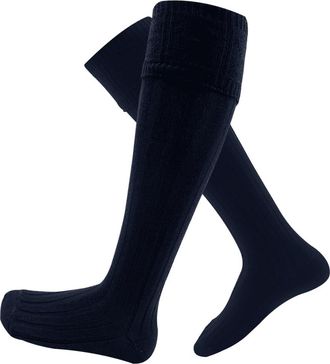 Generic Mens Wool Kilt Hose Socks Made in Scotland Knee high traditional Scottish Occassions, Wedding, Kilt Walk, Leg Warmers Highland Wear (as8, alpha, s, m,