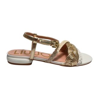Liu Jo Flat Sandals, female, Yellow, Size: 7 US sandali Ecopelle