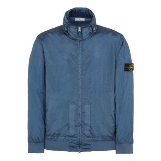 Stone Island Nylon Street Style Plain Logo Jacket Blue 781541920-V0024