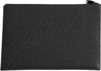Saint Laurent Pre-owned Clutches, female, Black, Size: ONE SIZE Pre-owned Pochette Femme