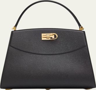 Ferragamo New Studio Box Medium Top Handle Bag