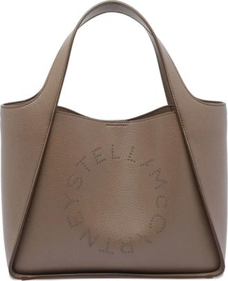 Stella McCartney Borsa tote Stella Logo - Marrone