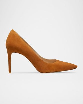 Stuart Weitzman Stuart Suede Classic Pumps