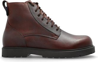 Birkenstock Leren schoenen Highwood Lace MID Waterdicht - Heren - Veterlaarzen - Bruin - 40 EU - Leer - Schoenen