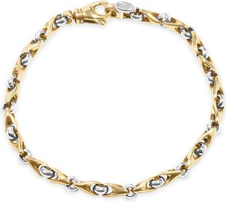 Pompeii3 Mens Seed & Rolo Link 14k Gold (22gram) or Platinum (35gram) 5mm Bracelet 8.5