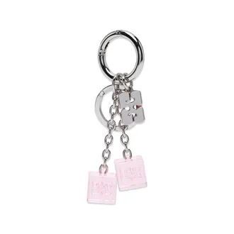 Ganni Logo-plaque Dice Keyring