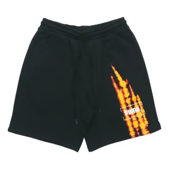 Puma Mens PUMA Casual Breathable Knit Shorts Black 598500-01