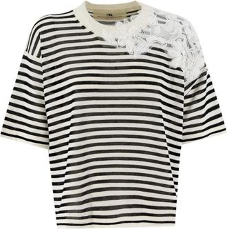 Ermanno Scervino Mujer, Camisetas, Blanco, Talla: S