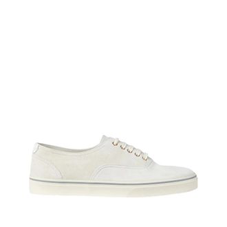 Brunello Cucinelli Brunello Cucinelli, Sneakers, male, White, Size: 13 US Suede Low-Top Sneaker