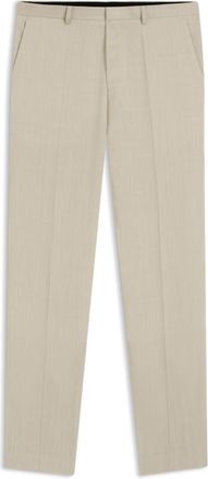 HUGO BOSS Extra-slim-fit trousers in wool-blend poplin