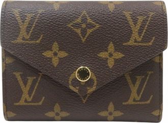 Louis Vuitton Brown Monogram Monogram Canvas Wallet (Tri-Fold) (Pre-Owned)