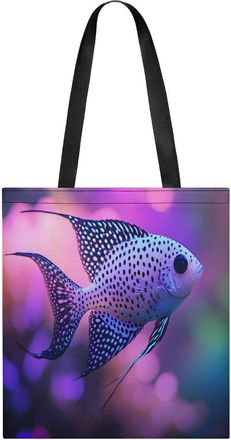 Generic Ornamental Fish Womens Tote Casual Shopping Bag Lightweight Shoulder Bags Hobos Handbag for Work Travel Daily 35x40cm