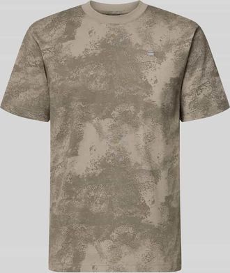 G-Star T-Shirt aus Baumwolle mit Rundhalsausschnitt in Hellgrau, Gr&ouml;&szlig;e XXL