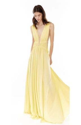 Mother of All Helena Maxi Dress in Yellow at Nordstrom, Size Large