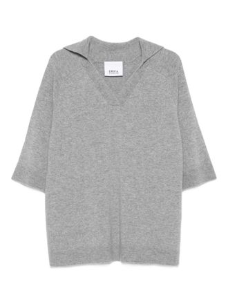 Erika Cavallini Semi Couture V-neck sweater - Grey