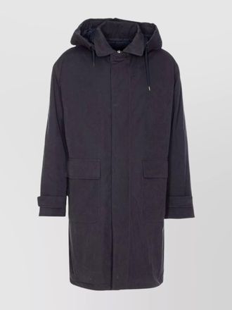 Herno parka jacket with adjustable drawstrings and hood