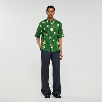 Sandro Camisa con estampado de flor