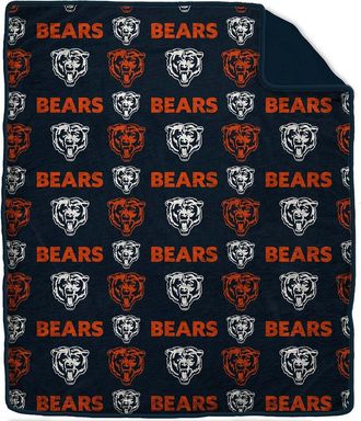 Pegasus Sports Chicago Bears Nfl Team Logo Ultra Plush Blanket