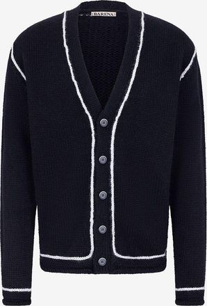 Barena Gekn&ouml;pfter Cardigan aus Alpaka- und Merinowolle Mangano