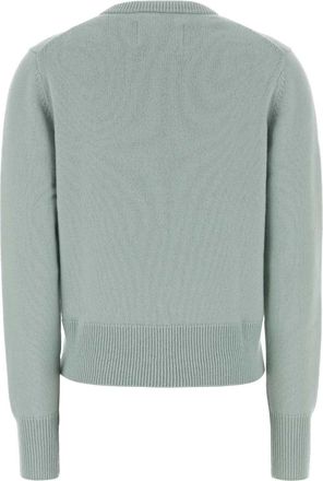 Extreme Cashmere Womens Pastel Light Blue Cashmere N&acirc;&deg;435 Cardigan Glass Exterior: Maglieria Sweater
