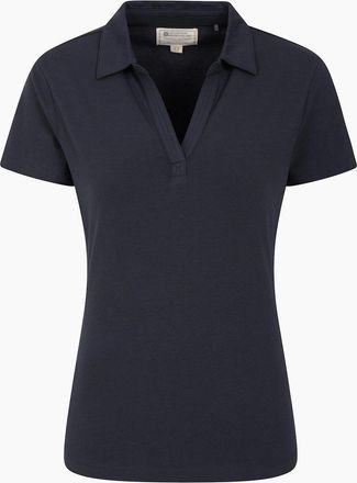 Mountain Warehouse Womens Mountain Warehouse Womens/Ladies UV Protection Polo Shirt - Navy - Size: 14