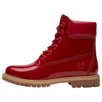 Timberland (WMNS) Timberland Premium 6-Inch Patent Leather Waterproof Boots Medium Red TB0A43F8A5G1