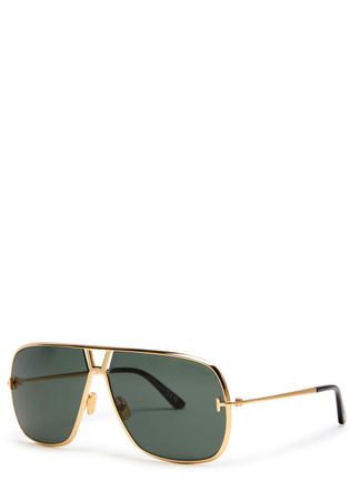 Tom Ford Stavros Aviator-style Sunglasses - Gold - One Size