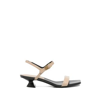 Sergio Rossi High Heel Sandals, female, Beige, Size: 7 1/2 US Shoes Sergio Rossi