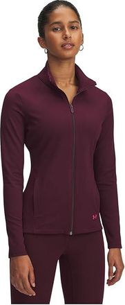 Under Armour Motion Jacket Womens Clothing Dark Maroon/Fuchsia Dusk : LG (US 12-14), Polyester/Elastane