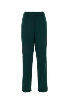 Alexandre Vauthier Dark Green Wool Pant