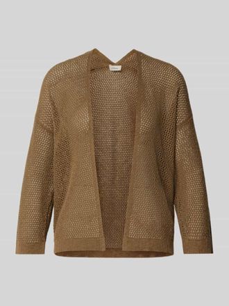 s.Oliver Red Label Regular Fit Bolero aus Baumwoll-Mix in Mittelbraun, Gr&ouml;&szlig;e 34