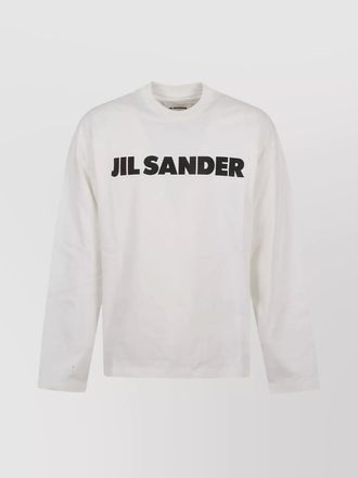 Jil Sander classic crewneck long sleeve t-shirt