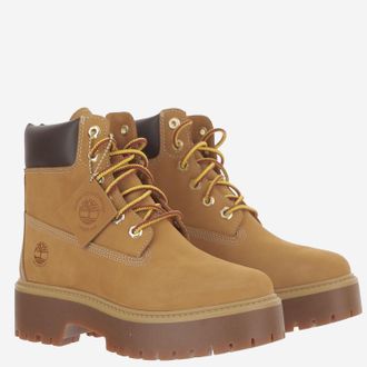 Timberland Womens Boots Stone Street 6 Beige Leather