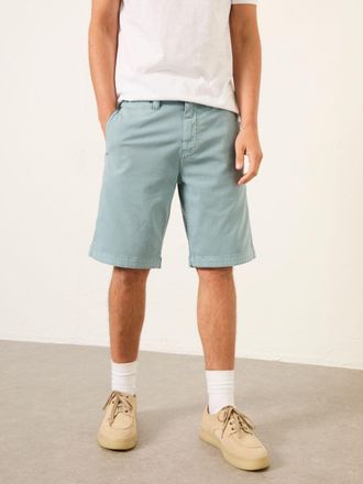 Fat Face FatFace Stow Aqua Blue Garment Dye Chino Shorts
