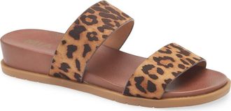 Mia Yelena Slide Sandal in Leopard Print at Nordstrom Rack, Size 6.5