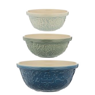Mason Cash Nautical Size 12, Size 18, Size 24 Mixing Bowl Set of 3