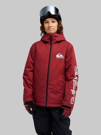Quiksilver Mission Solid Kids Chaqueta rojo