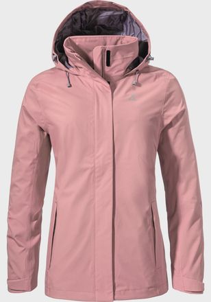 Sch&ouml;ffel Outdoorjacke SCH&Ouml;FFEL Jacket Gmund L, Damen, Gr. 42, pink (3465, pink), Oberstoff: Aussenseite: 100% Polyester; (Membran: Polyurethan); Futter Rumpf o