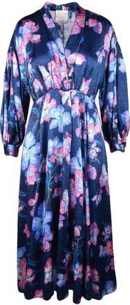 Forte_Forte jurk - Dames - Maxi kleedjes - Veelkleurig - XS - Kleedjes