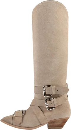 L37 Cowboylaarzen - Dames - Cowboylaarzen - Beige - 36 EU - Schoenen