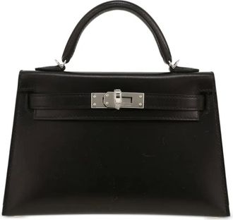 Herm&egrave;s 2025 Kelly 20 shopper - Zwart