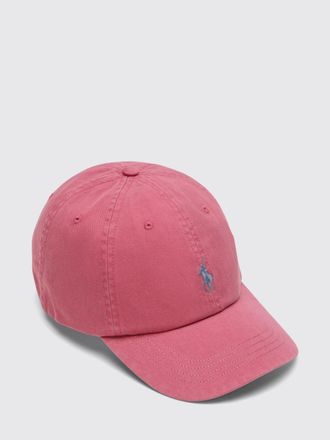 Polo Ralph Lauren Cappello da baseball in cotone con logo ricamato