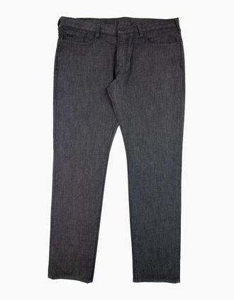 Emporio Armani Mens Emporio Armani J06 Denim Black Jeans Black - Size: W34-L30