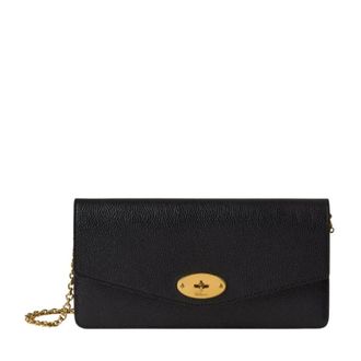 Mulberry Cross Body Bags, female, Black, Size: ONE SIZE Darley Clutch