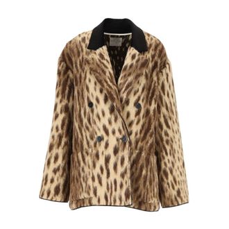 Forte_Forte Cappotto Royal Leopard - - Jackets - Donna - Multicolore - S