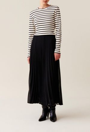 Claudie Pierlot Robe Twist marini&egrave;re